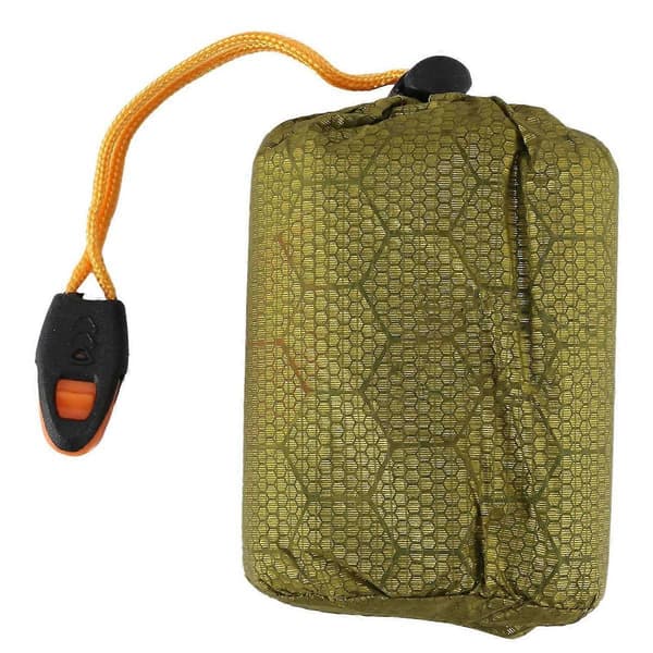 Nödsovsäck Bivy Sack med Visselpipa Utomhusöverlevnad