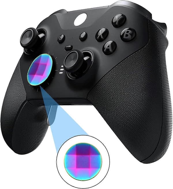 6 i 1 Metall Kontrollertillbehör med 4 Paddlar 2 D-pad för Xbox One Elite 2 (Gradient)