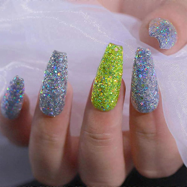 12 st Glitterpulver Glitter