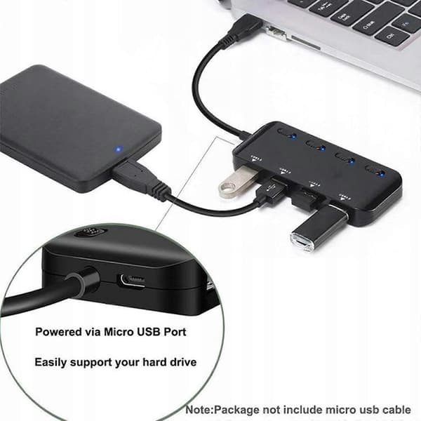 Usb 3.0 Hub Usb Hub Multi Usb Splitter Adapter Hub Usb 3.0 4 Type C Hub