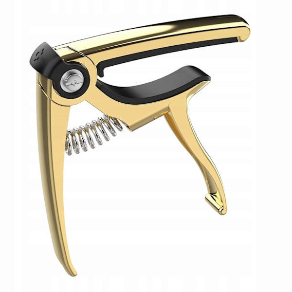 Gitarr Capo Universal Gitarr Capo Stämskruv Clip Guld