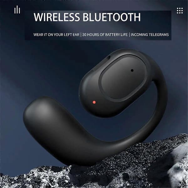 Trådlösa hörlurar Bluetooth-headset med mikrofon benledning