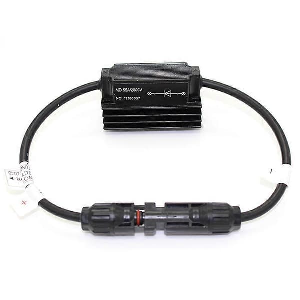 1 st Utomhus 55Amp DC 2000V Solpanel In-Line Diodkontakt IP67