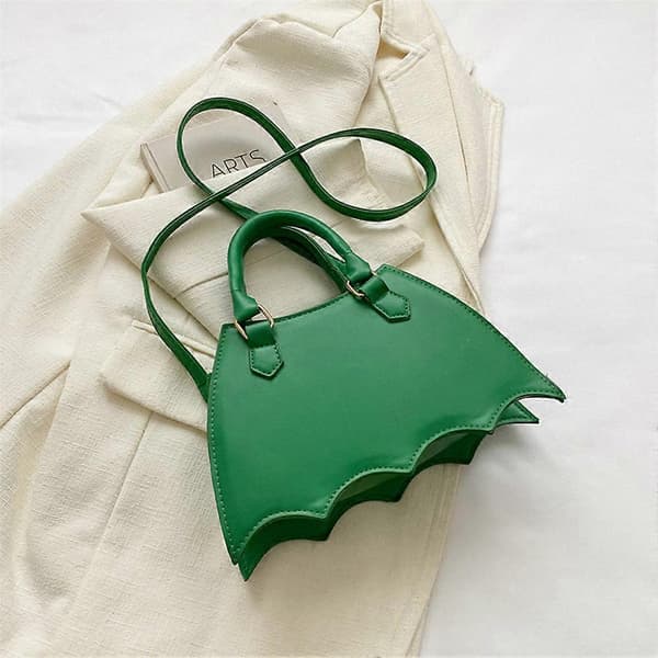 Dam Crossbody Väska Fladdermusvinge Messenger Väska Mode Vardag Fritid (Grön)