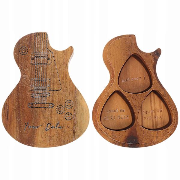 Gitarr Plektrum Fodral Tumme Box Set