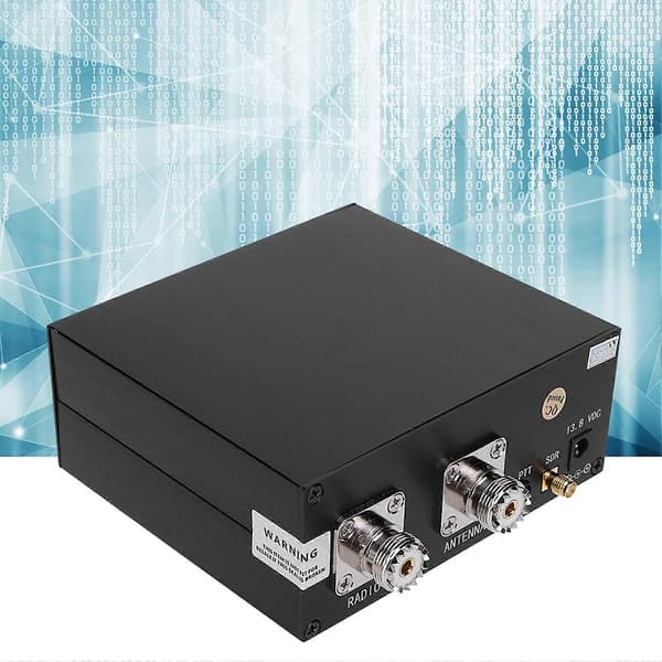 Antennväxlare SDR Transceiver TR Switch Aluminiumlegeringslåda Enhet 100W DC ?160MHz
