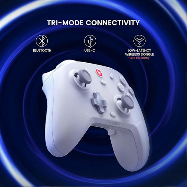 T4 Cyclone Pro Trådlös Pro Kontroller för Switch/Lite/OLED, Hall Effect Kontroller (Ingen Drifting) för Windows PC, macOS, Steam Deck, Android & iOS
