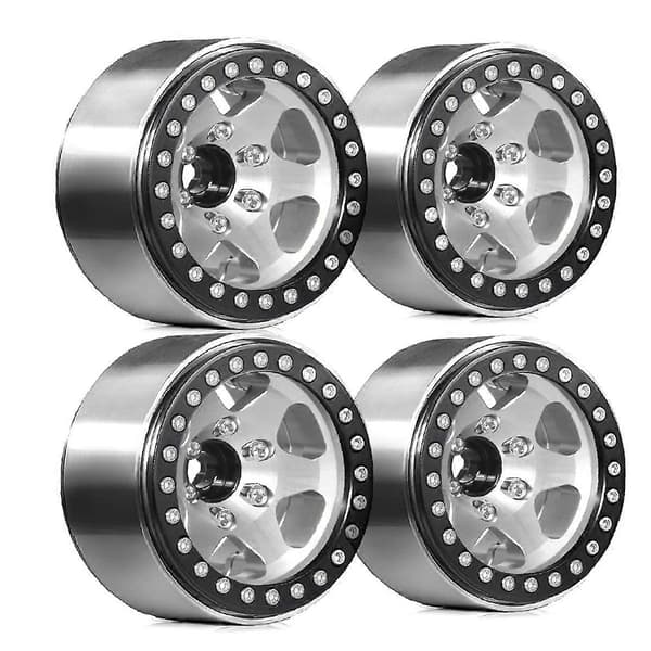 Metall 1,9 tum Beadlock Fälgbana Hjulnav för 1/10 RC Crawler Bil C