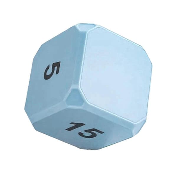 Blå Flip-to-Change Mini Digital Timer, LED-display, 4 förinställda tider
