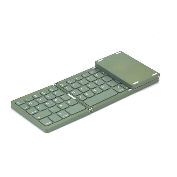 Vikbart Bluetooth-tangentbord Trådlöst tangentbord Mörkgrön