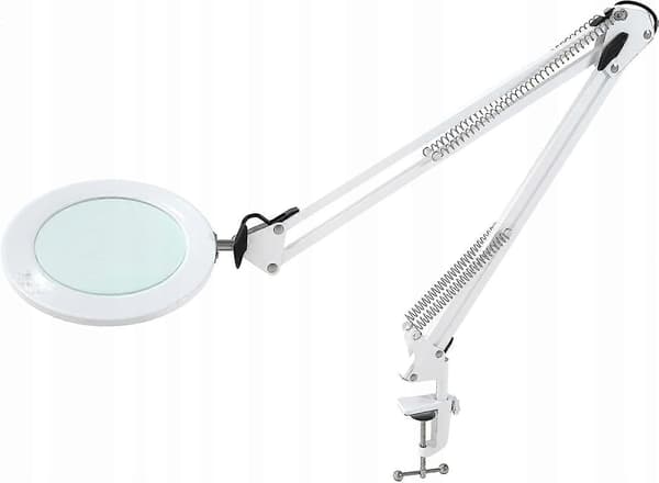 Lampa med förstoringsglas 105 mm Real School Diopter 3