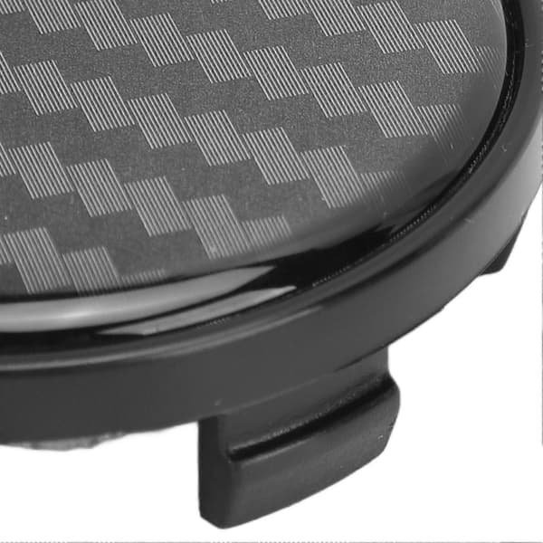 4 st Hjulkapslar Plast Universal Kolfiberstil Centrum Navkapsel Skydd 54mm Ytterdiameter