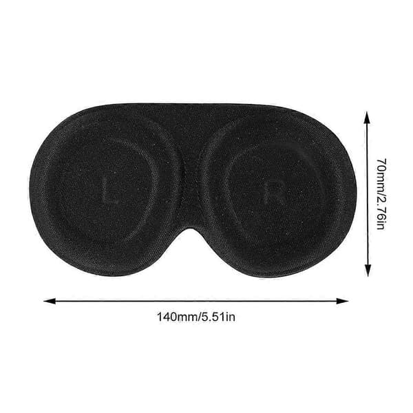 2-pack EVA linsskydd återanvändbart skyddsfodral för Meta Quest 3 VR-headset