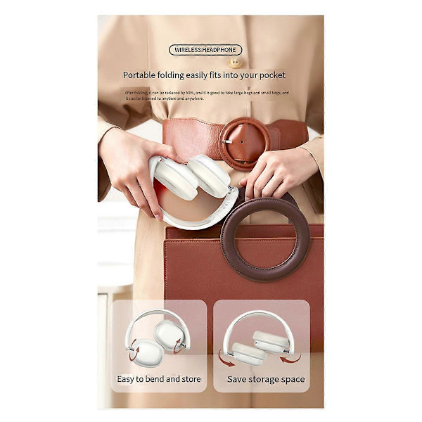 Trådlöst headset Bluetooth typ spelheadset stor effekt headset, B