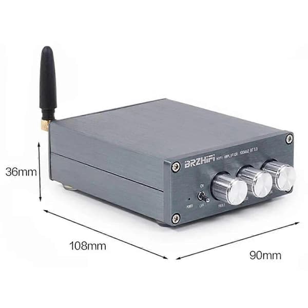 HIFI TPA3116 Bluetooth 5.3 Digital Effektförstärkare DC 12v-24V