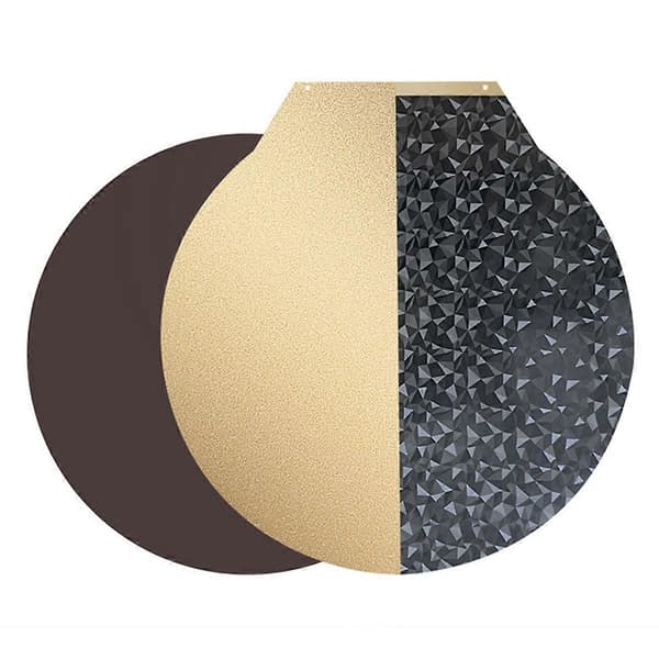 För V400 309MM 3D-skrivare Byggplatta Rund Texturerad A