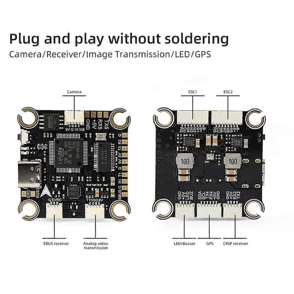 SPECTER F460 MPU6000 flygkontroller