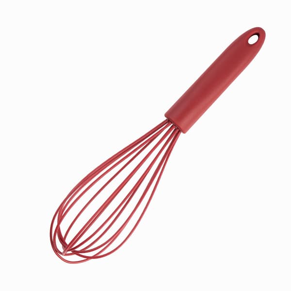 Premium Silikon Trådblandare för Matlagning, 25 cm, Röd