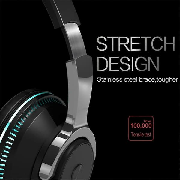 Trådlöst brusreducerande headset för telefoner PC Gaming Headset - Vit