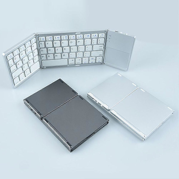 B033 Mini Vikbart tangentbord (B033 PLUS Silver)