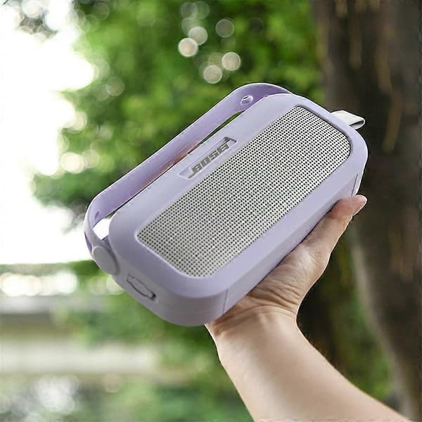 Silikonfodral Stötsäkert Skydd för Bose SoundLink Flex (Lila)