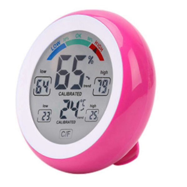 Digital Hygrometer Termometer för Inomhusbruk, Röd