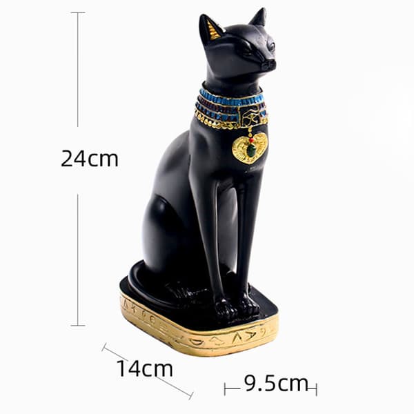Kattstaty, Egyptisk harts kattstaty staty hem Roo