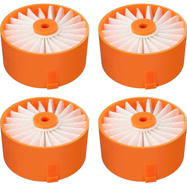 Filter - Ersättningsfilter för dammsugare kompatibel med Black Wireless Balai dammsugare+Decker Powerseries (4-pack)