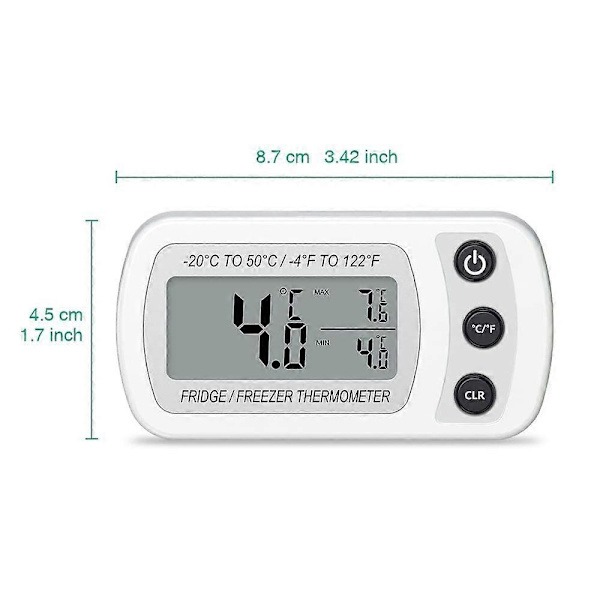 Elektronisk Termometer|Elektronisk Termometer-20~50C Vit
