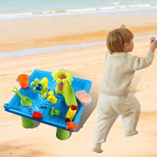 24 st Sand Vatten Bord Barnleksaker Strandleksaker För Stranden