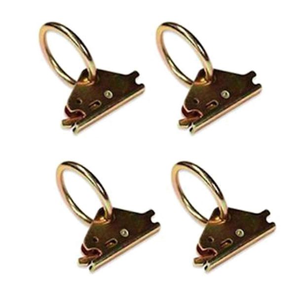 4-pack Stål E-Track O-Ring Fästankare