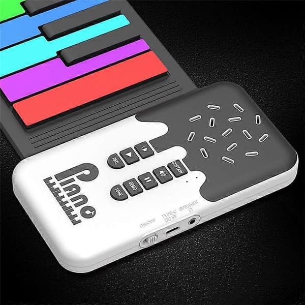 49 Tangenter Digitalt Keyboard Flexibelt Rullpiano