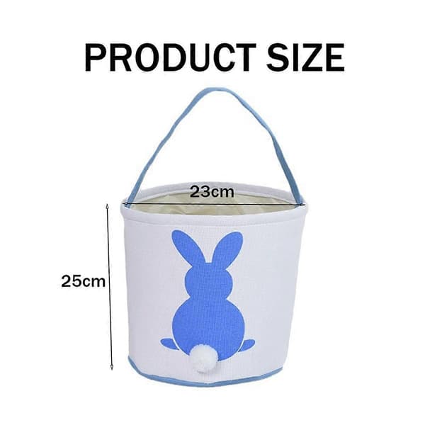 Söta Personliga Canvas Bomullsväskor Korg, Rosa-Vit