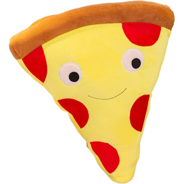 Plyschdocka tecknad simulering pizza chips soffdesign