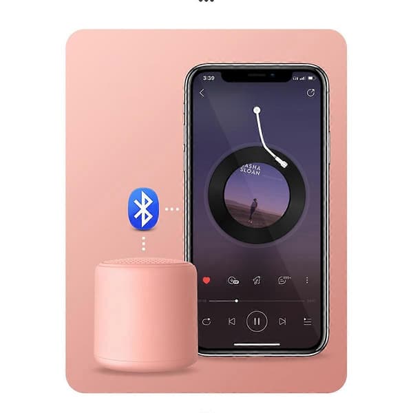 Bluetooth-högtalare i Macaroon-färg Vit brusljudmaskin J