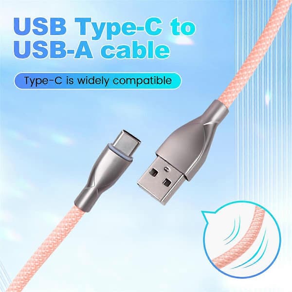 USB C Spiralvriden Tangentbordskabel Flätad Mekanisk Tangentbordskabel E