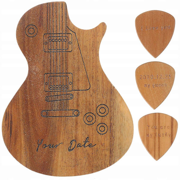 Gitarr Plektrum Fodral Tumme Box Set