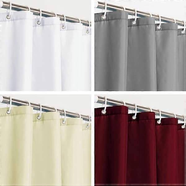 Badrum Liten Duschkabin Duschdraperi Foder 79 cm B X 180 cm H Smal Storlek-Röd