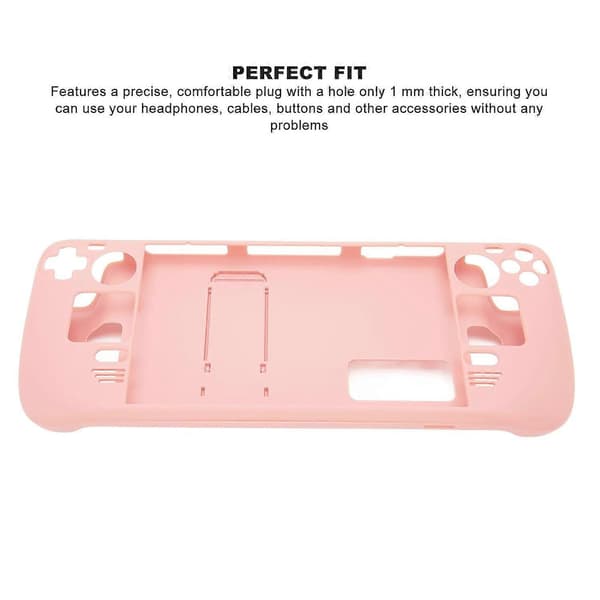 Skyddsfodral Tåligt Skyddsfodral med Ställ för Steam Deck (Rosa)