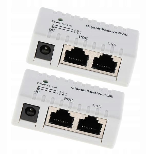 2 Delar Gigabit Passiv Poe, V 2000ma Ström Över
