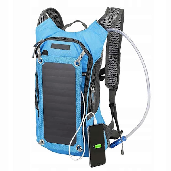 Ryggsäck Stöldskydd Solpanel USB-port