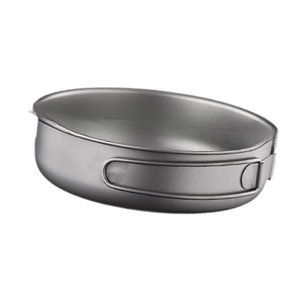 Titanium Pan Titanium Kokkärl Utomhus Köksredskap Servis 1200ml