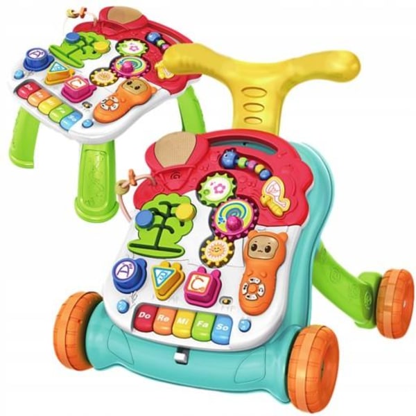 Ladida Gåvogn Musical Educational Walker Yellow one size