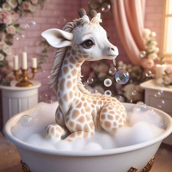 Barnrum Giraff Affisch 21x30 cm