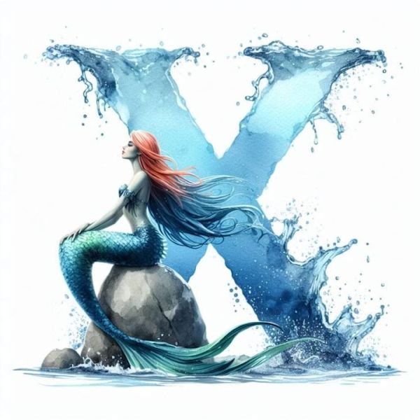 Fisk Alfabet Affisch X A2