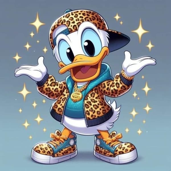 Barnrum Ducky Affisch A4