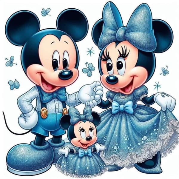 Barnrum Micky Mouse Affisch 50x70 cm