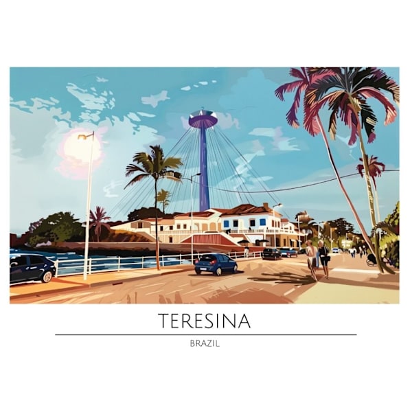 Världsstäder Affisch/Poster/Print/Tavla Storlek 50×70 CM
