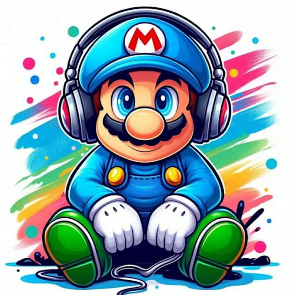 Super Mario Affisch  40x50 cm