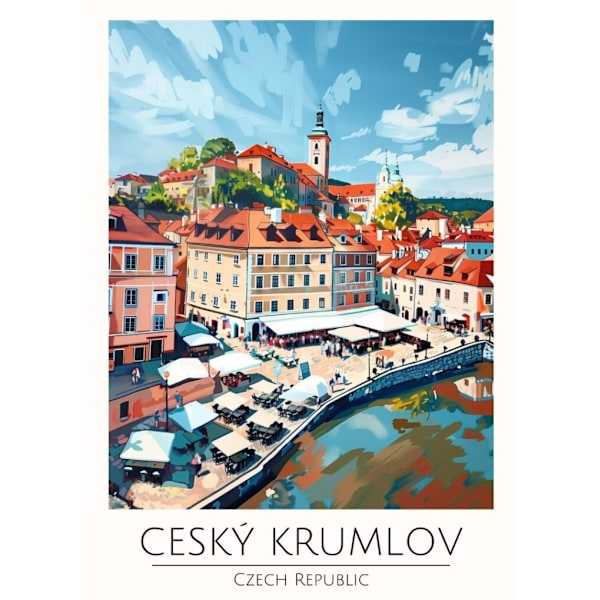Världsstäder Affisch/Poster/Print/Tavla Storlek 50×70 CM